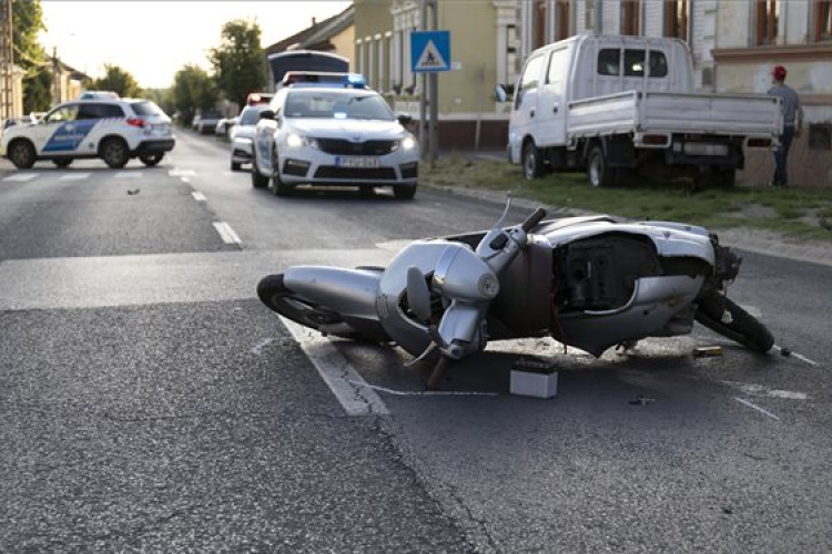 Balesetben meghalt egy segédmotorosos Nagykanizsán