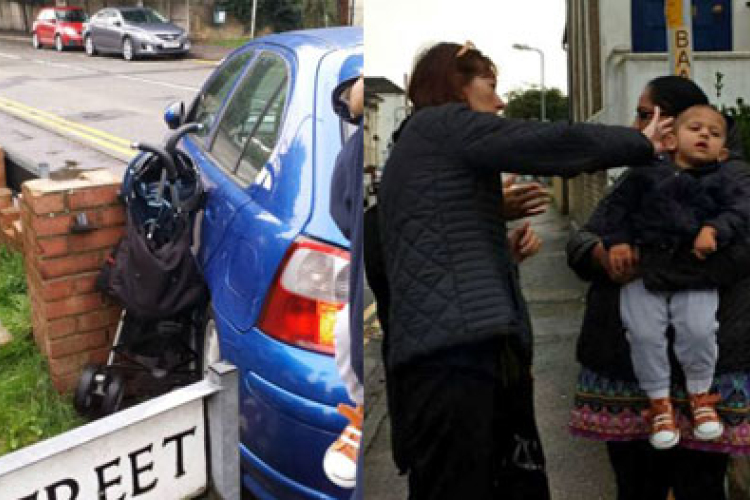 Babakocsit gázolt egy autó